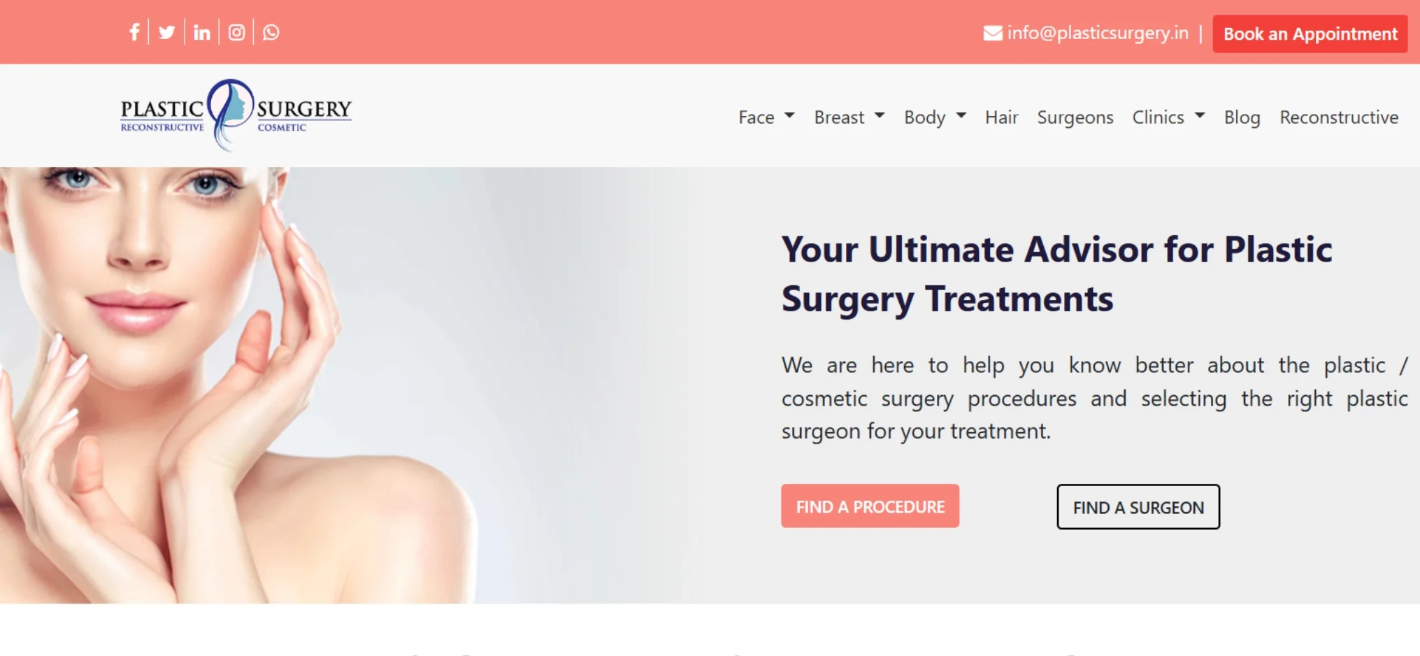 SEO Client Plastic Surgery