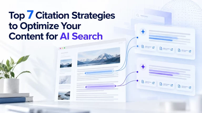 Top 7 citation strategies to optimise content for AI search